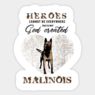 Malinois  - Belgian shepherd - Mechelaar Sticker